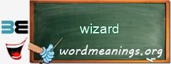 WordMeaning blackboard for wizard